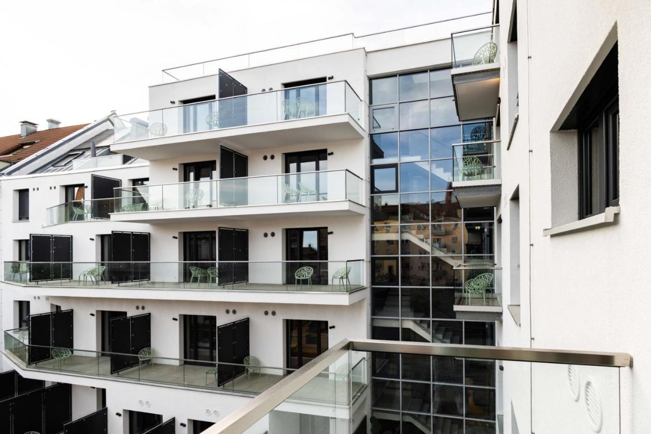 The Penthouse At Eco Smart Apartments Nürnberg Eksteriør bilde