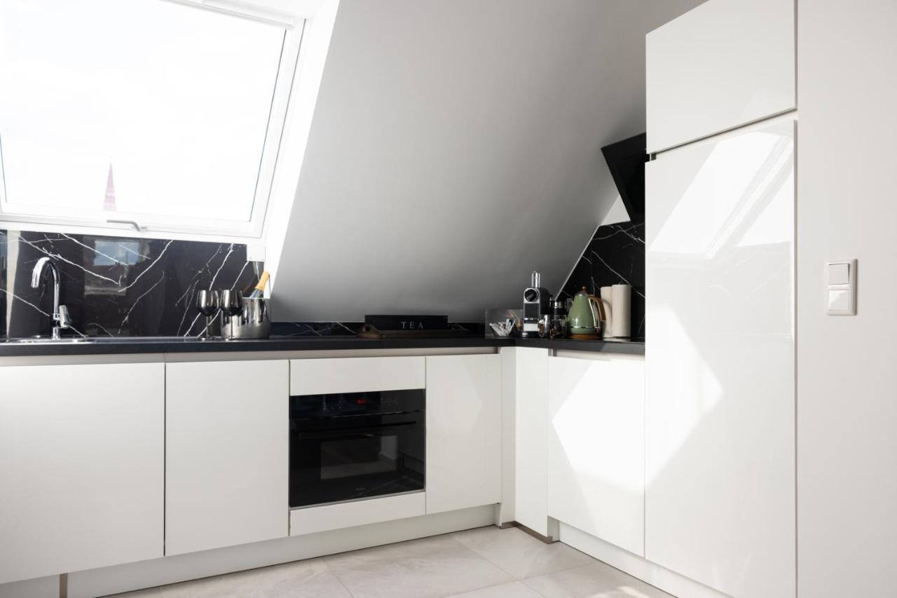 The Penthouse At Eco Smart Apartments Nürnberg Eksteriør bilde
